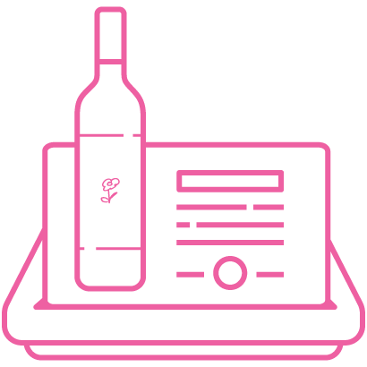 Rose All Day Icon - Zero Shelf Talker